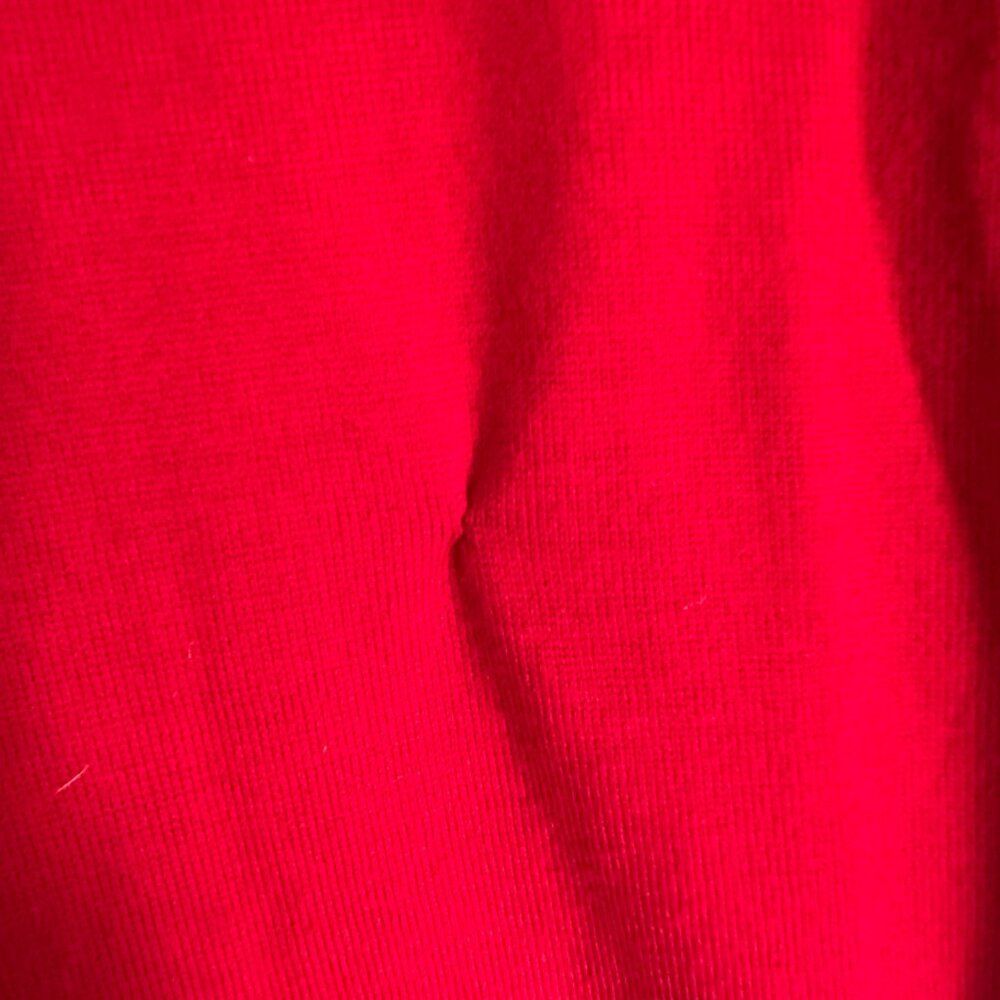 Jos A Bank Signature Polo Pullover Sweater XL 100% Italian Merino Wool Red - Picture 8 of 9